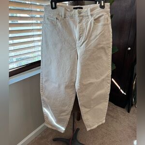 Ann Taylor High-Rise Barrel Jeans